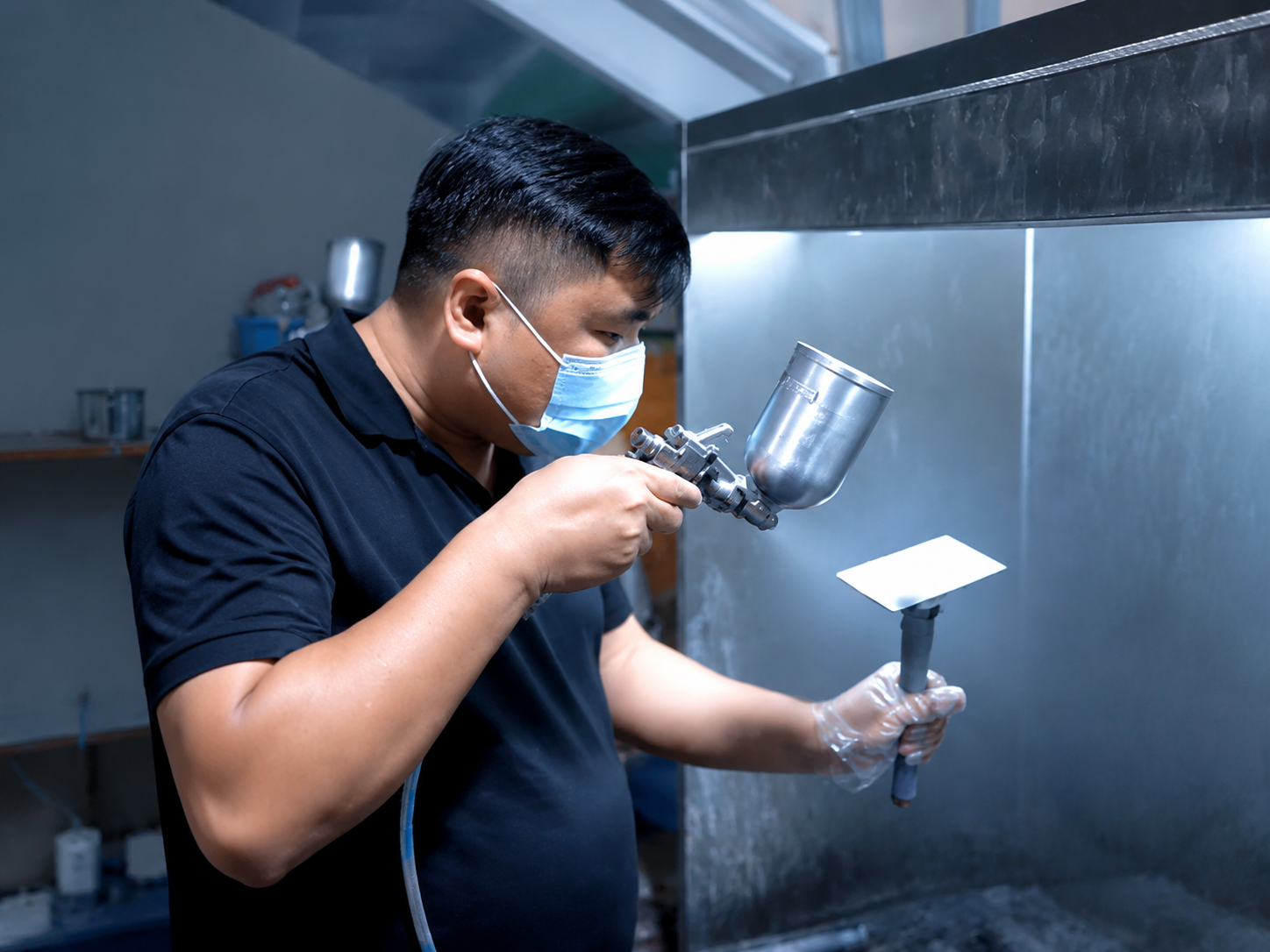 spray in lab